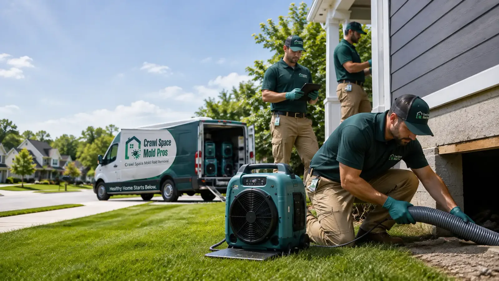 Crawl Space Mold Removal in Brandeis, CA